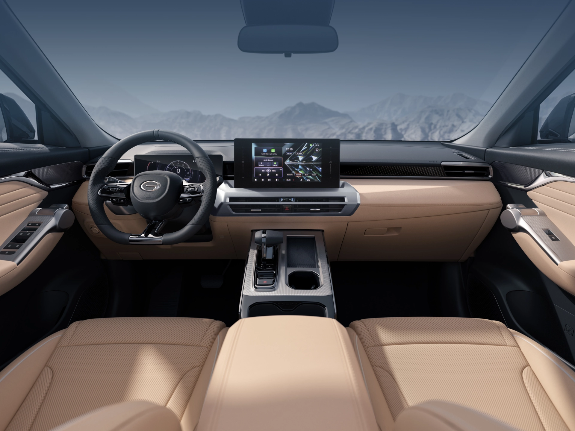 Espaço interior do GAC GS4 MAX