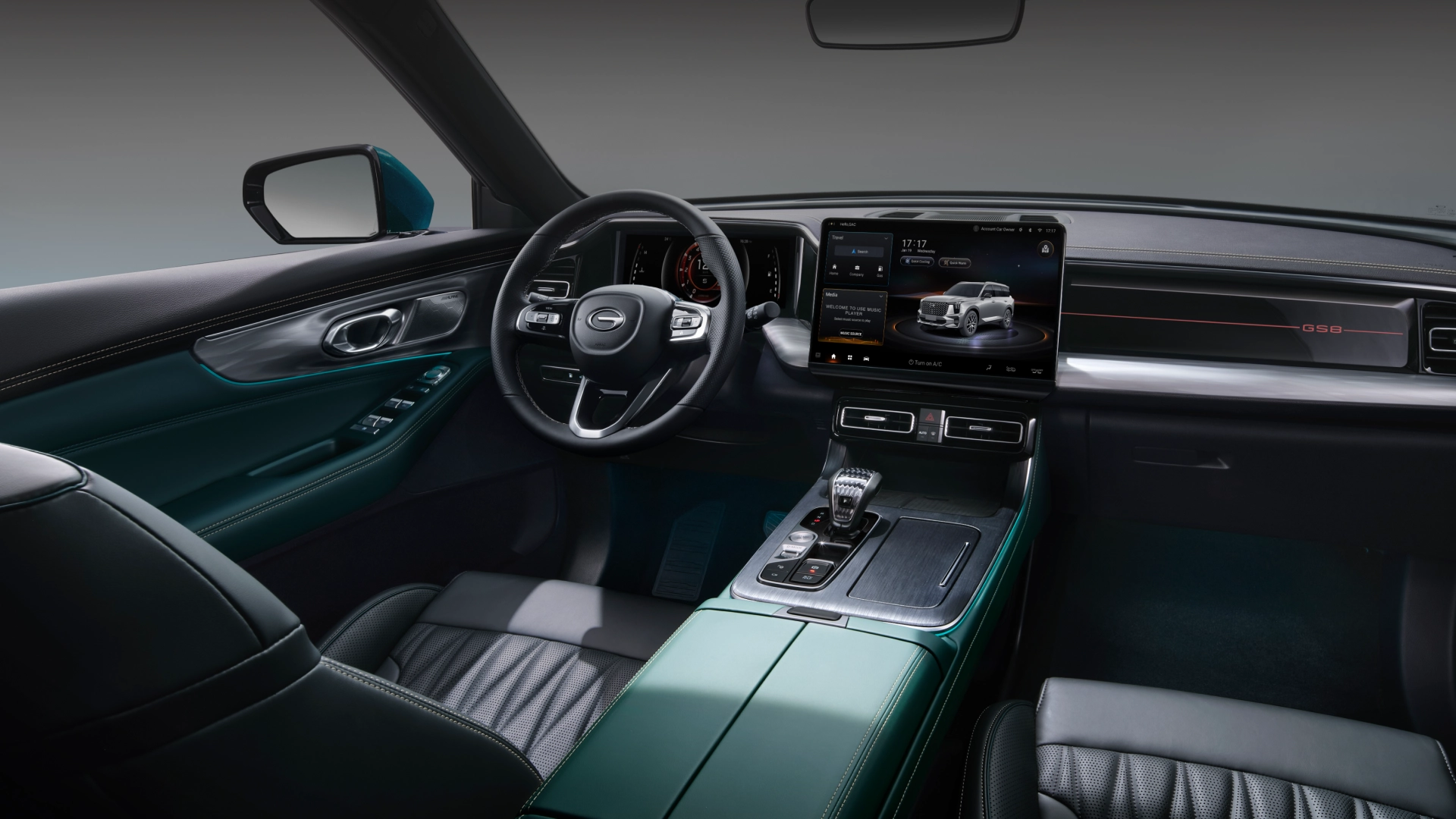 Interior amplo do GAC GS8